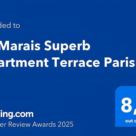 Le Marais Superb Apartment Terrace Paris Free Netflix Eksteriør bilde