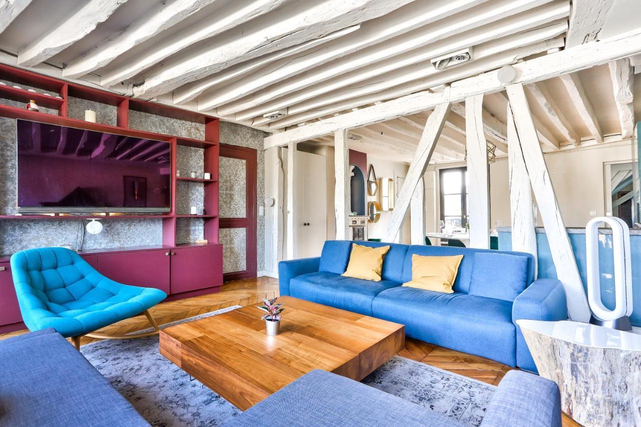 Le Marais Superb Apartment Terrace Paris Free Netflix Eksteriør bilde
