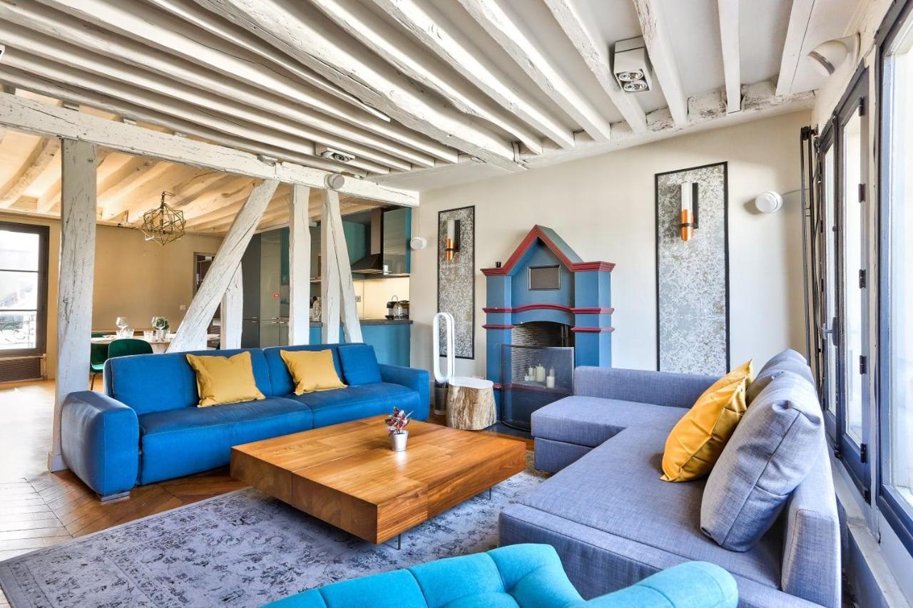 Le Marais Superb Apartment Terrace Paris Free Netflix Eksteriør bilde