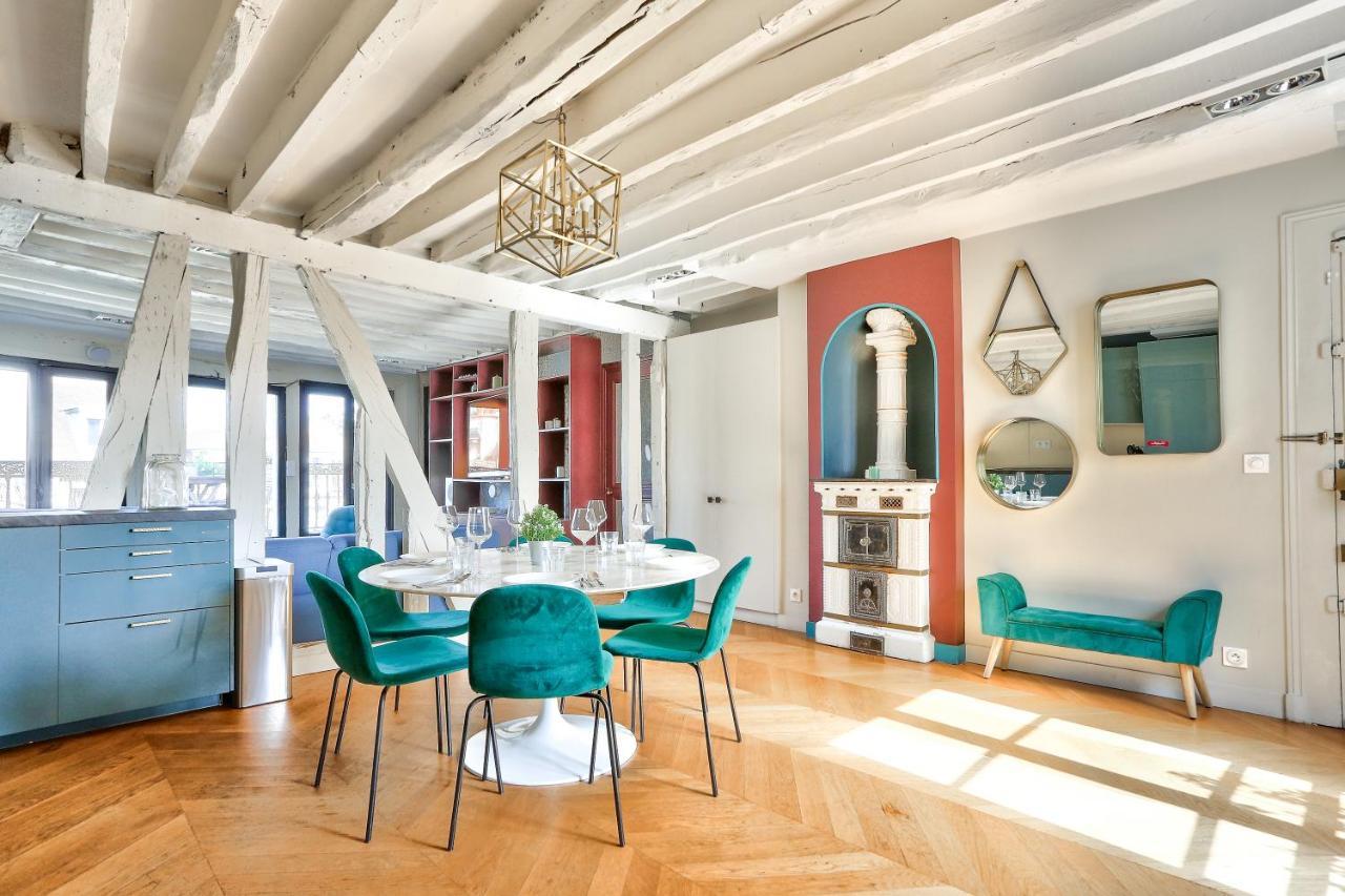 Le Marais Superb Apartment Terrace Paris Free Netflix Eksteriør bilde